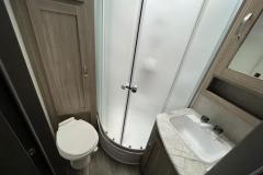 TRAVEL TRAILER REVIEW: Coachmen Freedom Express 192RBS - Bathroom 2