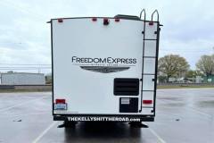 TRAVEL TRAILER REVIEW: Coachmen Freedom Express 192RBS - Rear View