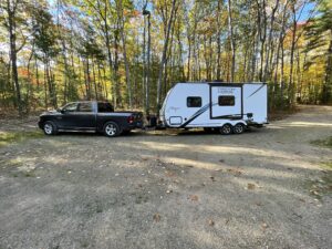 Coachmen Freedom Express Travel Trailer in Fall Woods
